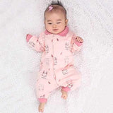 TUBENG Cute Baby Animal Print Long Sleeve Crawling Rompers