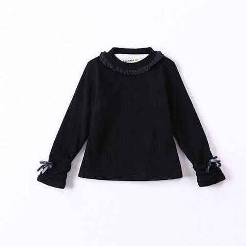 Princess Ruffles Bow Girls Tops Shirt