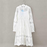 Lace Flower Long Dress for Girls