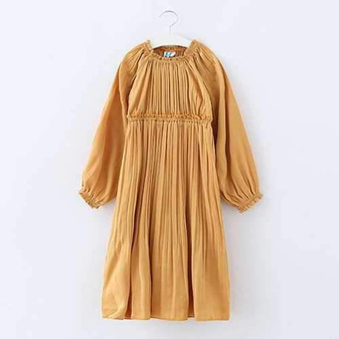 Retro Cotton Dress for Girls