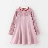 Pink Patchwork Dresses for Girls