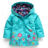 Girls Boys Raincoat Trench Coat For 2Y-9Y