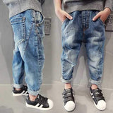 Elastic Waist Harem Style Kids Jeans