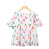 Girls Bird Cotton Summer Dress