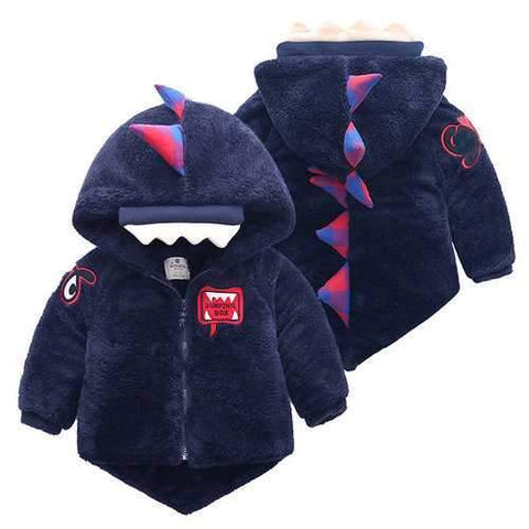 Baby Boy and Girl Dinosaur Jacket