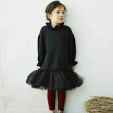 Mesh Patchwork Children Dresses