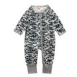 Summer Pattern Baby Boys Rompers