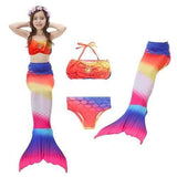 Princess Girls Little Mermaid Bikini Suits