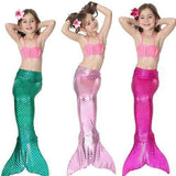 3Pcs Mermaid Swimsuit For Girls 4Y-13Y