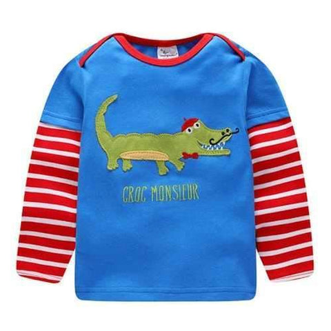 Printed Boys Long Sleeve T Shirt