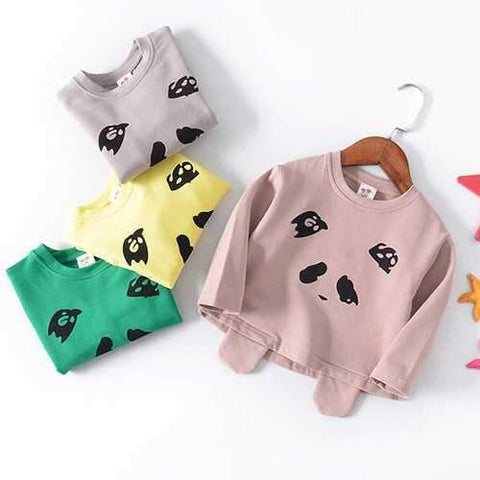 Cute Long Sleeve Kids Girls T shirt