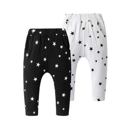 Star Printed Newborn Baby Leggings