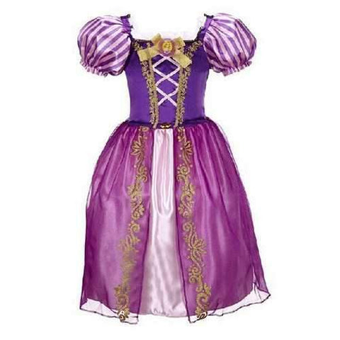 Long Hair Princess Costume For 3Y-13Y