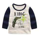 Printed Boys Long Sleeve Tops