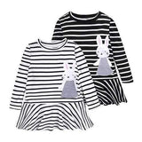 Rabbit Girl Casual Dress For 2Y-9Y