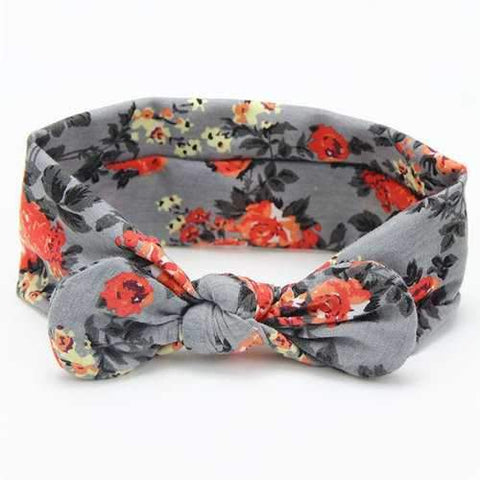 Floral Printed Baby Headband