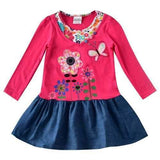 Flower Long Sleeve Baby Girl Dress