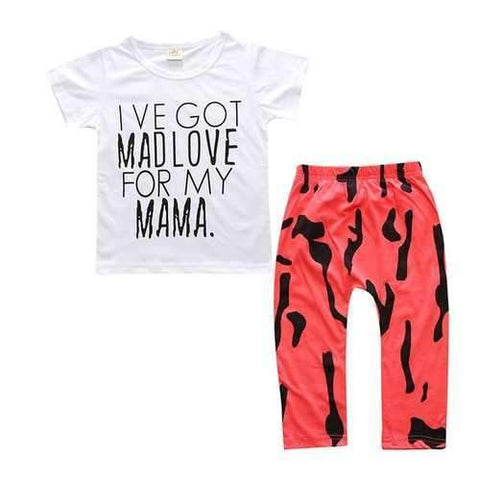 Printed Baby Boys Girls Clothing Set