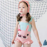 Girl Swimwear One Piece with Hat