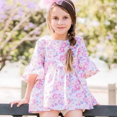 Floral Girls Casual Dresses