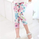 Girls Floral Printed Leggings