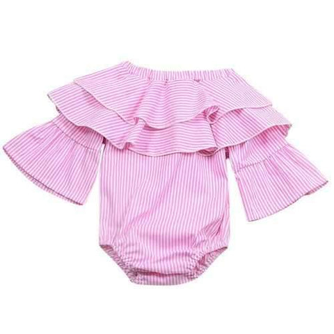 3D Ruffles Baby Girls Romper