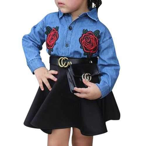 2Pcs Toddler Girls Clothing Set