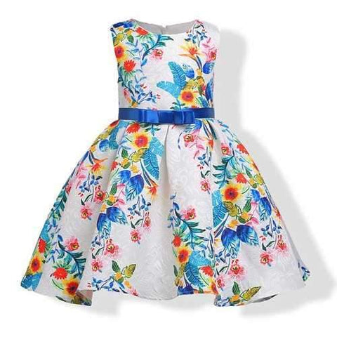 Printed Flower Girl Dresses