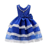 Toddler Girls Flower Pearl Dresses