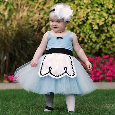 Blue Toddler Girls Princess Dress