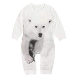 Animal Pattern Baby Romper