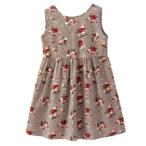 Flower Printed Girls Summer Dresses