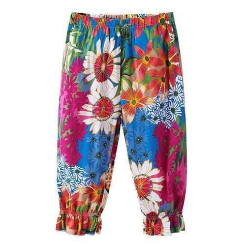 Floral Printing Baby Girl Pants