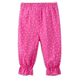 Pink Dot Printing Baby Girl Pants