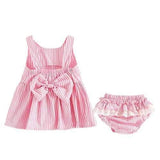 Baby Girls Summer Dresses with Bottom Set