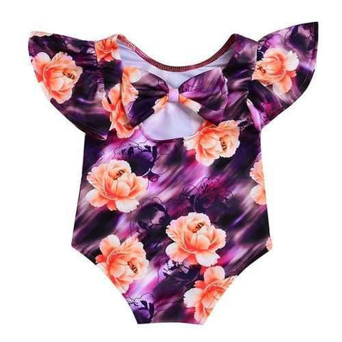 Girls Swimwear Strap One-Piece Jumpsuit Tankini