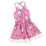 Animal Strap Baby Girls Summer Dress