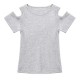 Off Shoulder Toddler Girls Summer Top