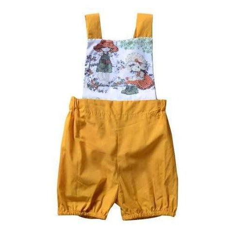 Backless Baby Girls Summer Romper