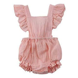 Cross Back Baby Girls Cotton Soft Romper