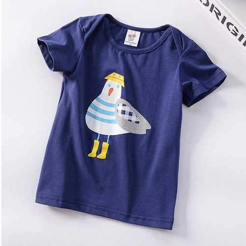 Unisex Printed Kids Summer Tees