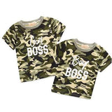 Camouflage Boys / Girls Boss Boys T Shirt