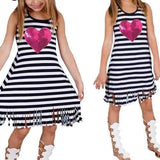 Heart Pattern Girls Dresses