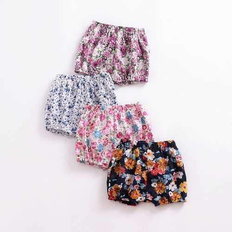 Floral Printed Baby Girls Shorts