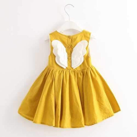 Angel Wings Girls Dress for 1-9 Years