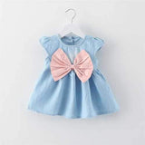 Big Bow Baby Girls Dress