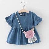 Summer Style Girls Denim Dresses