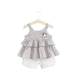 Soft Comfy Floral Baby Summer Outfits Set