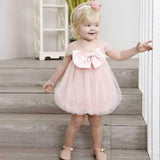 Big Bow Girls Princess Dress 1Y-9Y