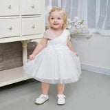 Girls Toddlers Bowknot Sleeveless Dresses